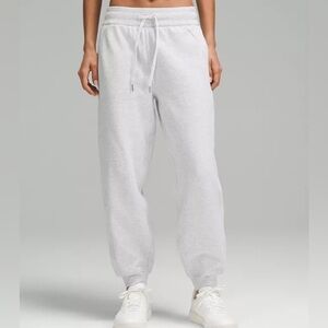 Lululemon Scuba Jogger Full Length Size 6 Heather Light Grey
